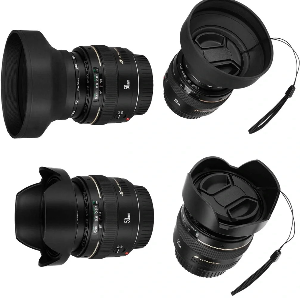 Veatree 67mm Lens Hood Set, Collapsible Rubber Lens Hood-Brand New / Never Use